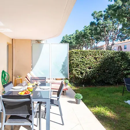 A13 Staywizus -1 Bdr Garden Floor Fontonne - Ac, Pool&parking Apartment Antibes